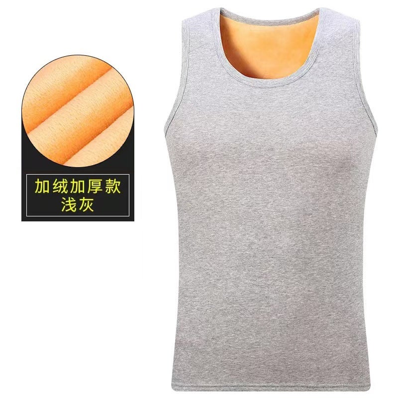 Winter Men'S Thermal Underwear Men'S Fleece-Lined Thickened Warm Clothes For Young Couple Suit Men'S Autumn Clothes And Trousers Workers - Image 1